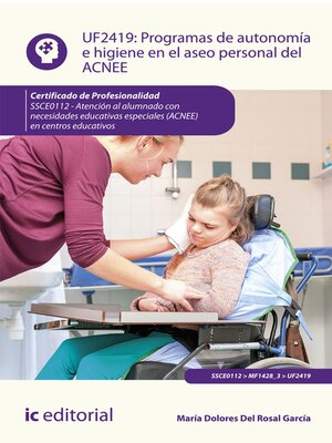 cover image of Programas de autonomía e higiene en el aseo personal del ACNEE. SSCE0112